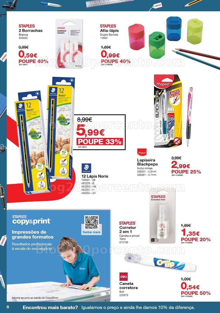 Antevisão Folheto STAPLES Promoções de 8 a 29 outubro